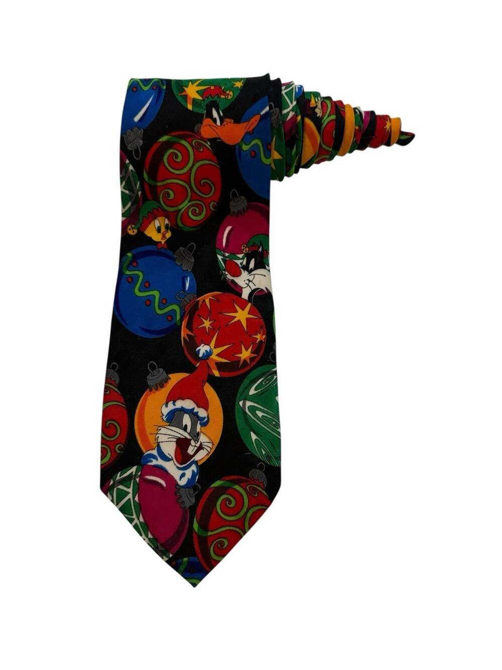 Looney Tunes Mania Christmas Ornaments Vintage Necktie Bugs Bunny Daffy Tweety